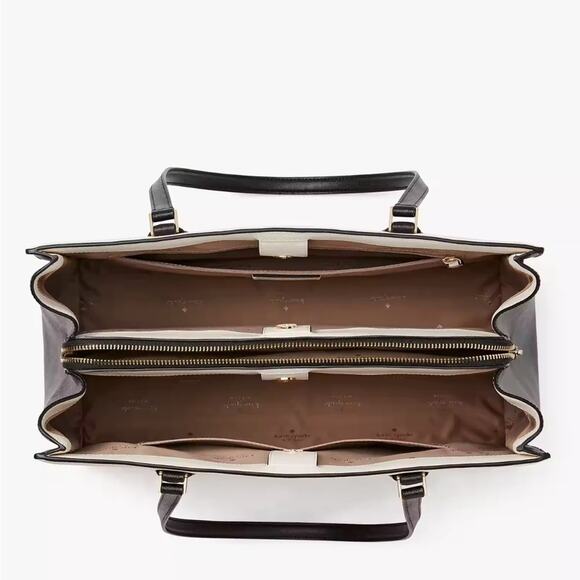 NWT Kate Spade Bundle Madison Colorblock Saffiano Leather Laptop Tote & Wallet - Picture 6 of 9